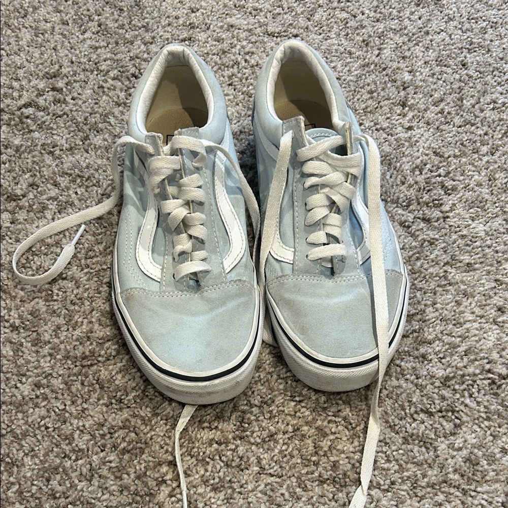 Vans Sky Blue and White Sneakers